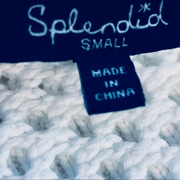 Splendid Top Open Knit Sweater Size Small EUC - Picture 2 of 9